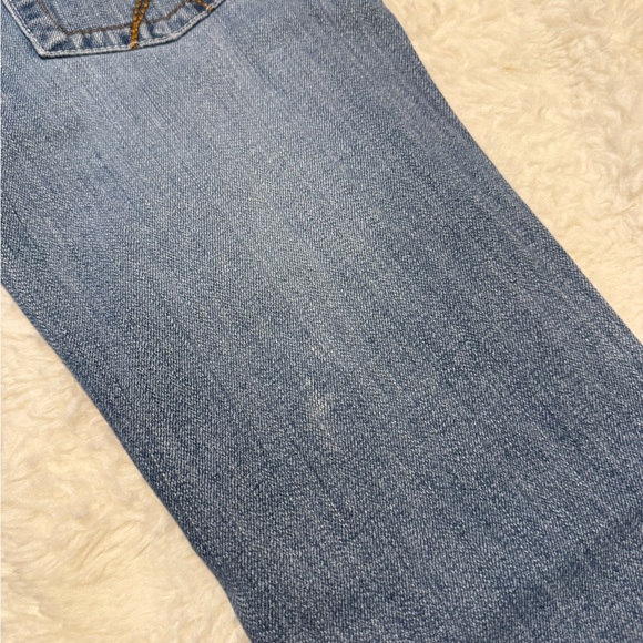 So Wear It Declare It Light Blue Jeans with Gold Accents - Picture 4 of 7